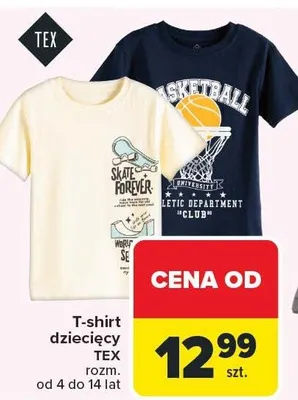 T-shirt dziecięcy 92-122 cm promocja w Carrefour