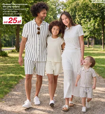 Zestaw dwuczęściowy dla całej rodziny góra promocja w KiK