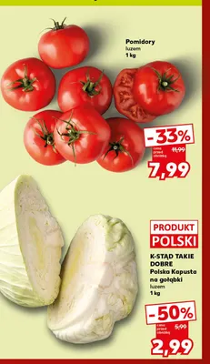 Kapusta polska na gołąbki luzem K-Stąd Takie Dobre promocja w Kaufland