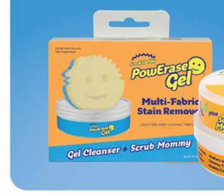 Gąbka Scrub Mommy z żelem do czyszczenia tkanin promocja w Biedronka