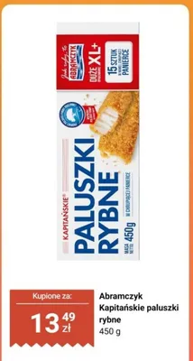 Kapitańskie paluszki rybne Abramczyk XL promocja w Biedronka