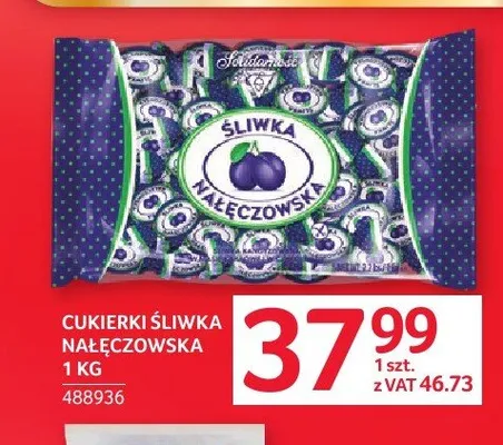 Cukierki Śliwka Nałęczowska Solidarność promocja w Selgros