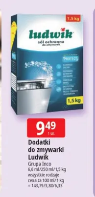 Dodatki do zmywarki Ludwik promocja w Leclerc