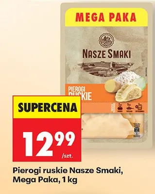 Pierogi ruskie mega paka promocja w Biedronka