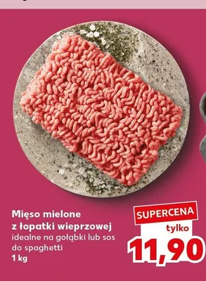 Mięso mielone z łopatki wieprzowej promocja w Kaufland