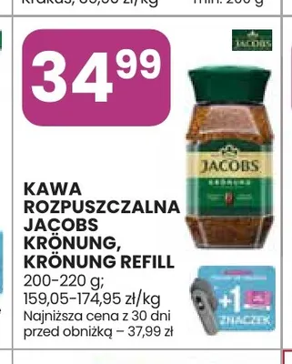 Kawa rozpuszczalna Jacobs Krönung promocja w Stokrotka