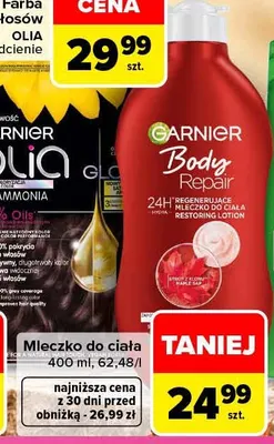 Mleczko do ciała Garnier promocja w Carrefour