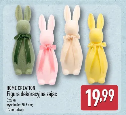 Figura dekoracyjna zając promocja w Aldi
