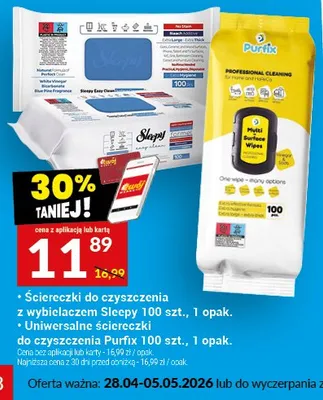 Uniwersalne ściereczki do czyszczenia Purix promocja w Twój Market