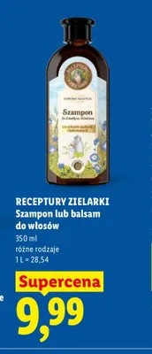 Szampon do włosów Receptury Zielarki promocja w Lidl