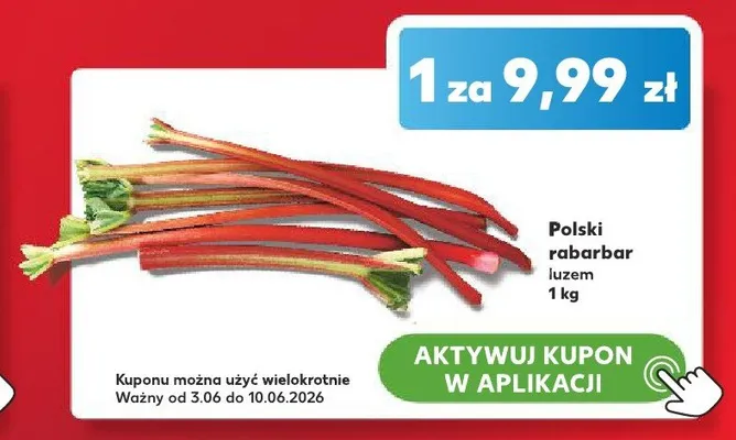 Polski rabarbar promocja w Kaufland
