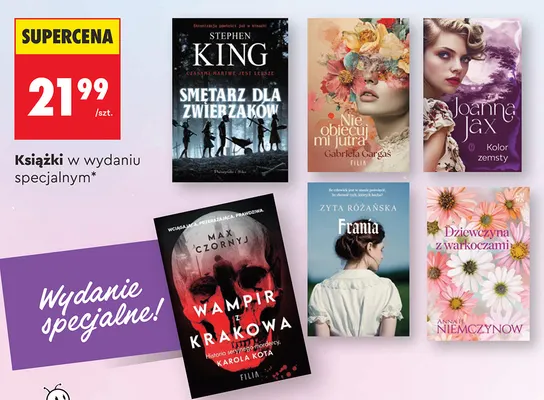 Książki w wydaniu specjalnym promocja w Biedronka