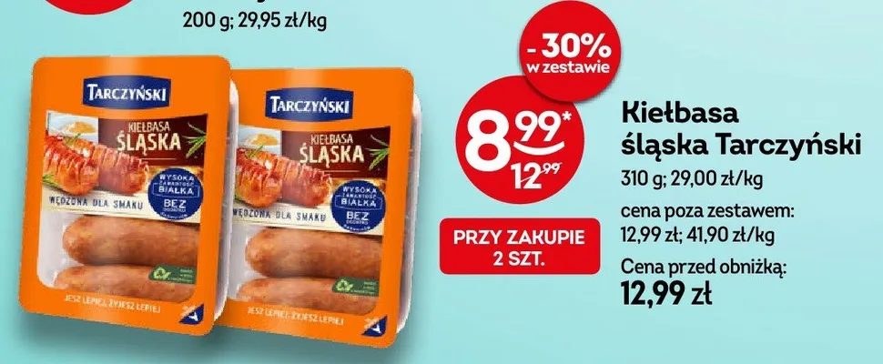 Kiełbasa śląska promocja w Żabka