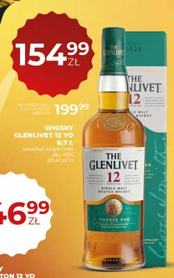 Whisky Glenlivet 12 YO szkocka single malt promocja w Duży Ben