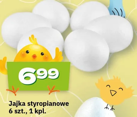 Jajka styropianowe promocja w Twój Market