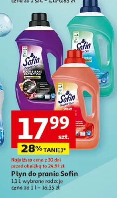 Płyn do prania Sofin promocja w Auchan