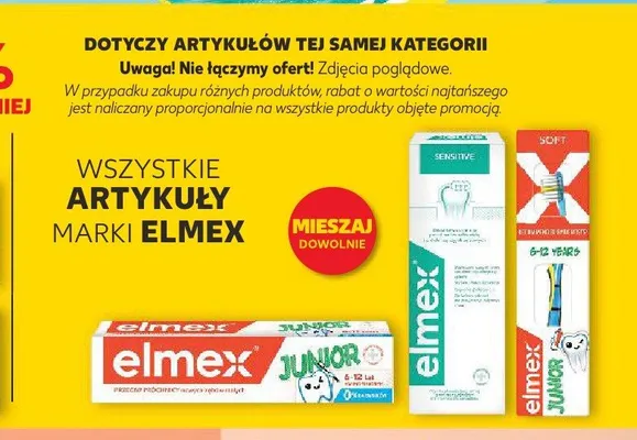 Szczoteczka do zębów Elmex Junior promocja w Kaufland
