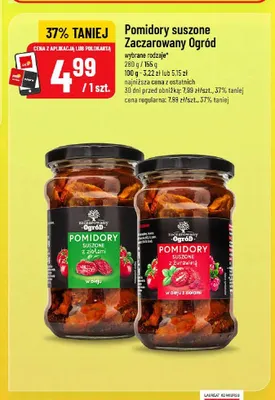 Pomidory suszone z żurawiną w oleju z ziołami Zaczarowany Ogród promocja w POLOmarket