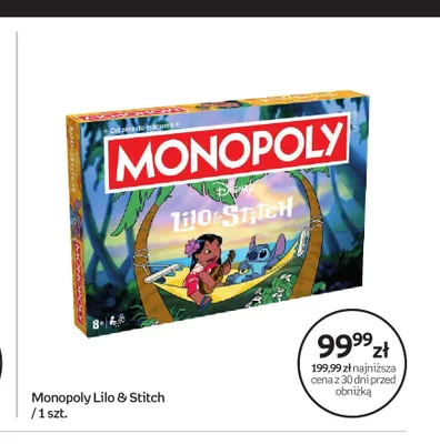 Gra planszowa Monopoly Lilo & Stitch promocja w Empik