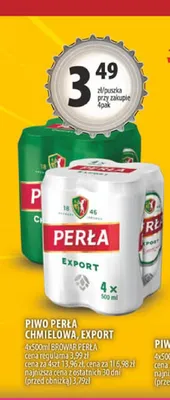 Piwo Perła Chmielowa 4-pak 500 ml promocja w Arhelan
