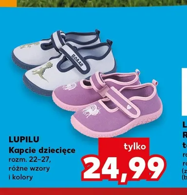 Kapcie dziecięce rozm. 22-27 Lupilu promocja w Kaufland