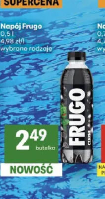 Napój Frugo Czarne promocja w Delikatesy Centrum