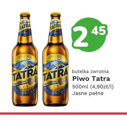 Piwo Tatra promocja w Limonka