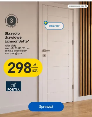 Skrzydło drzwiowe Exmoor Sette Fortia promocja w Castorama