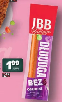 Kiełbasa długa bez osłonki JBB Bałdyga promocja w Stokrotka
