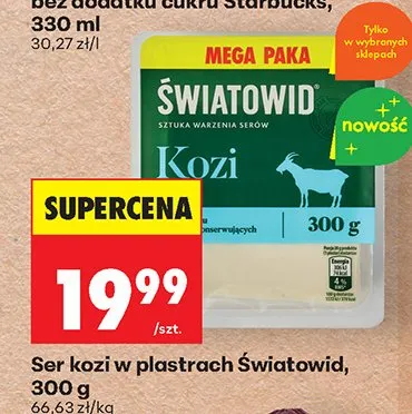 Ser kozi w plastrach promocja w Biedronka