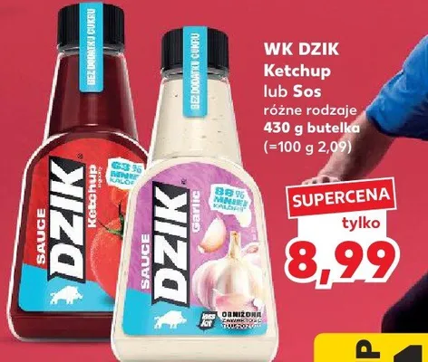 Ketchup lub sos różne rodzaje promocja w Kaufland