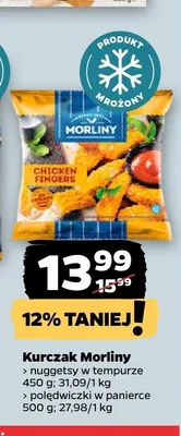Kurczak Morliny nuggetsy w tempurze promocja w Netto