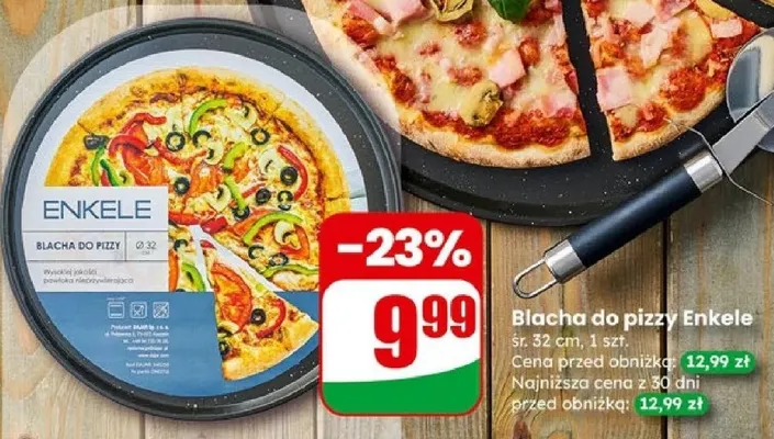 Blacha do pizzy Enkele promocja w Dino