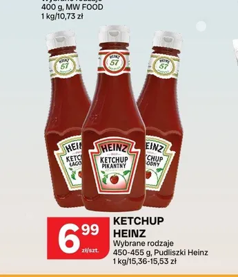 Ketchup Heinz Łagodny promocja w Chorten