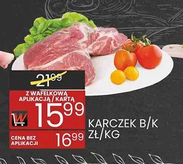 Karczek b/k promocja w Wafelek