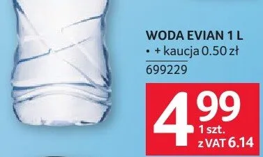 Woda promocja w Selgros