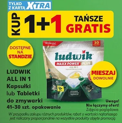 Tabletki do zmywarki Ludwik All in 1 promocja w Kaufland