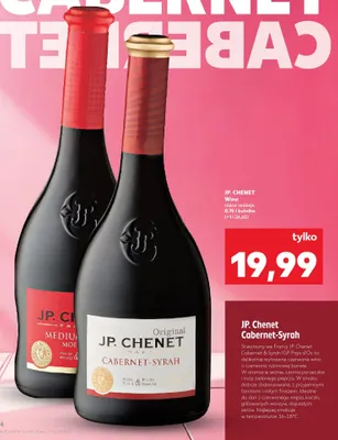 Wino Cabernet-Syrah różne rodzaje promocja w Kaufland