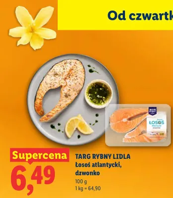 Łosoś atlantycki, dzwonko promocja w Lidl