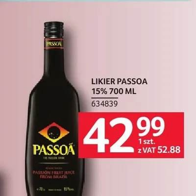 Likier Passoa promocja w Selgros