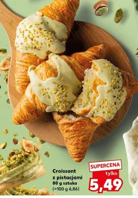 Croissant z pistacjami promocja w Kaufland