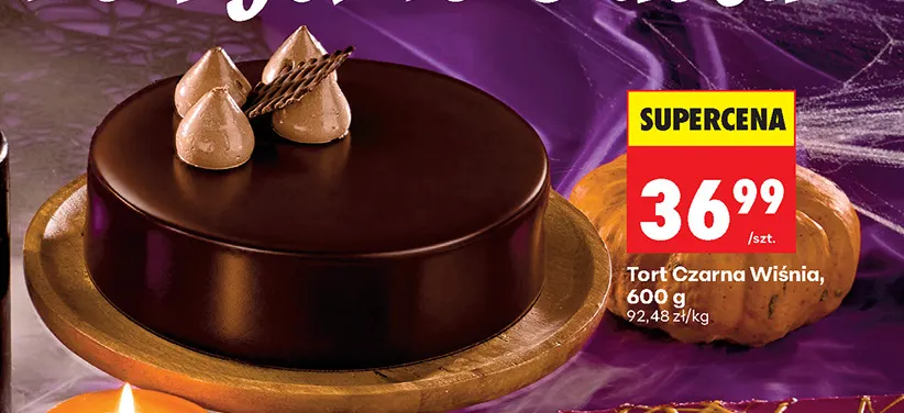 Tort Czarna Wiśnia promocja w Biedronka