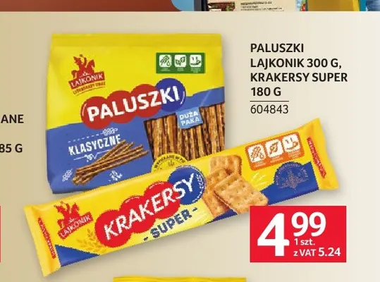 Paluszki Lajkonik promocja w Selgros