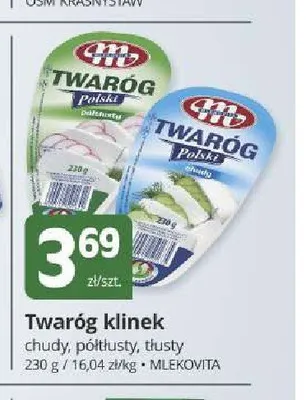 Twaróg klinek półtłusty Mlekovita promocja w Marketvita