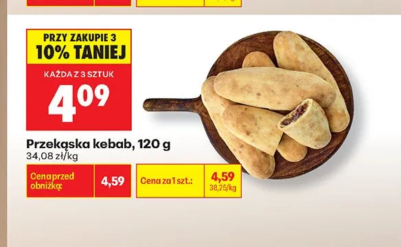 Przekąska kebab promocja w Biedronka