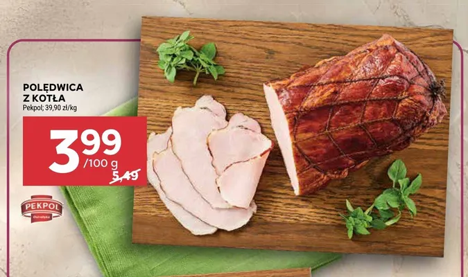 Polędwica z kotła Pekpol promocja w Stokrotka