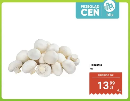 Pieczarka luz promocja w Dino