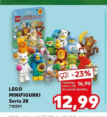 Klocki LEGO MINIFIGURKI Seria 28 710591 promocja w Kaufland