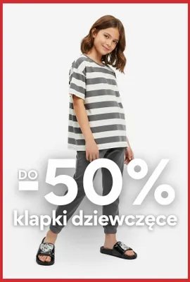Klapki dziewczęce promocja w CCC