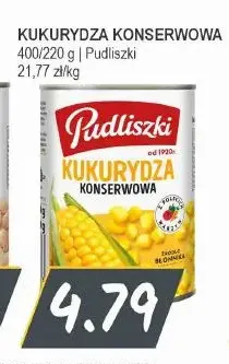 Kukurydza konserwowa Pudliszki promocja w Słoneczko